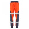 Leo Workwear Hawkcombe Class 1 Orange Hi-Vis Stretch Trousers